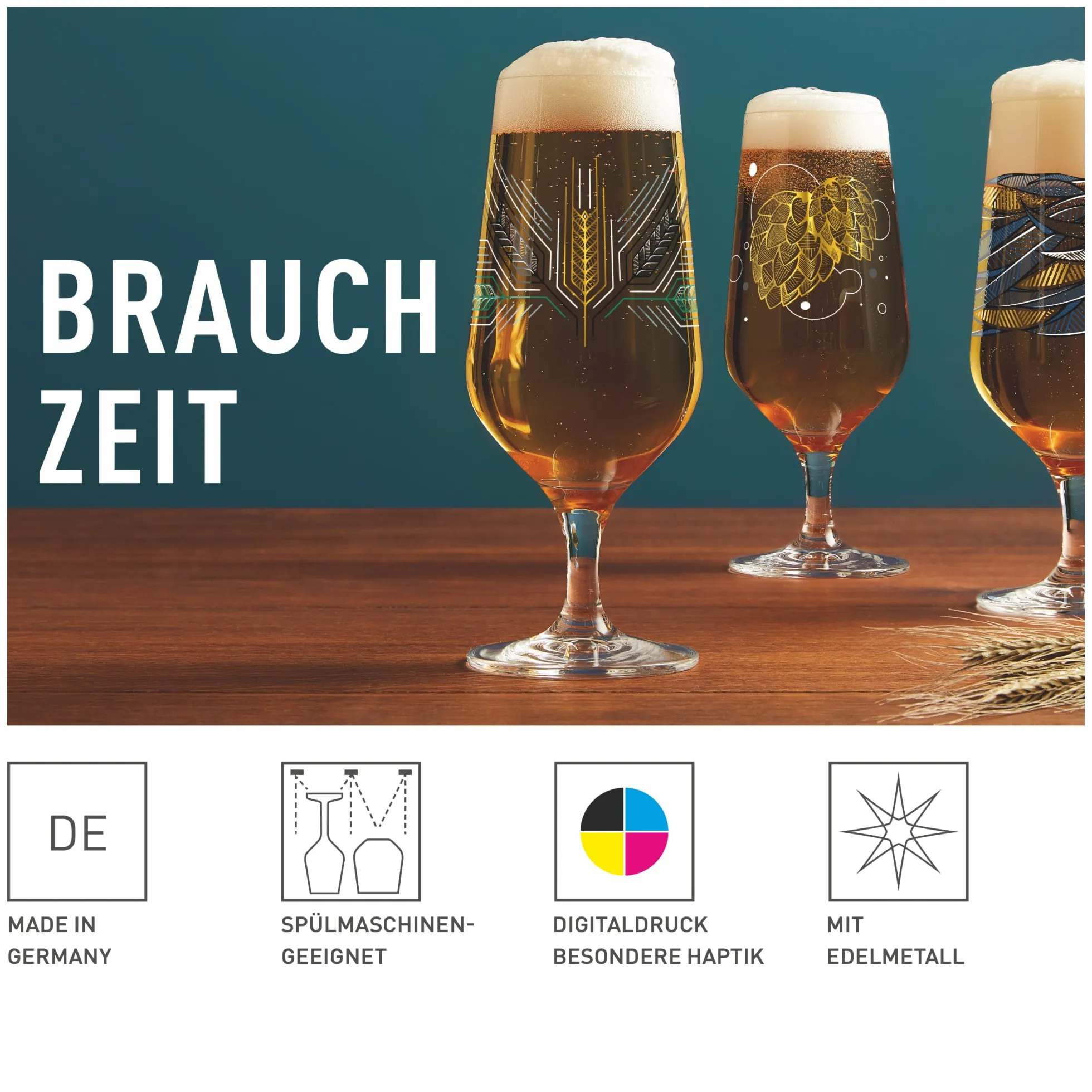Ritzenhoff BRAUCHZEIT BIERGLAS-SET #1, #2