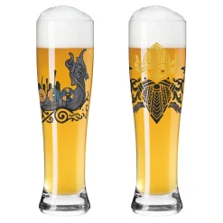 Ritzenhoff brauchzeit weizenbierglas-set #19, #20