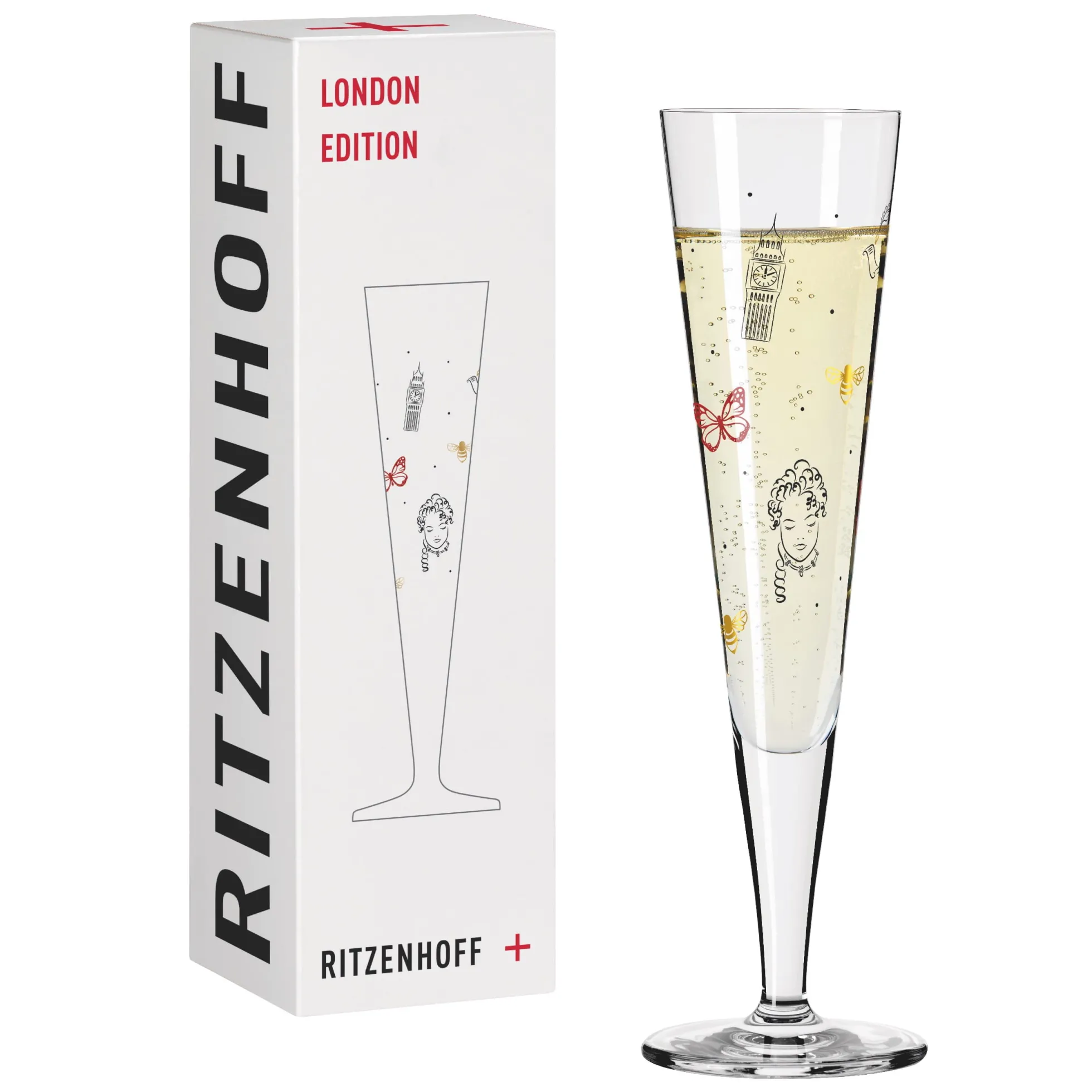 Ritzenhoff CHAMPUS LONDON EDITION CHAMPAGNERGLAS H23