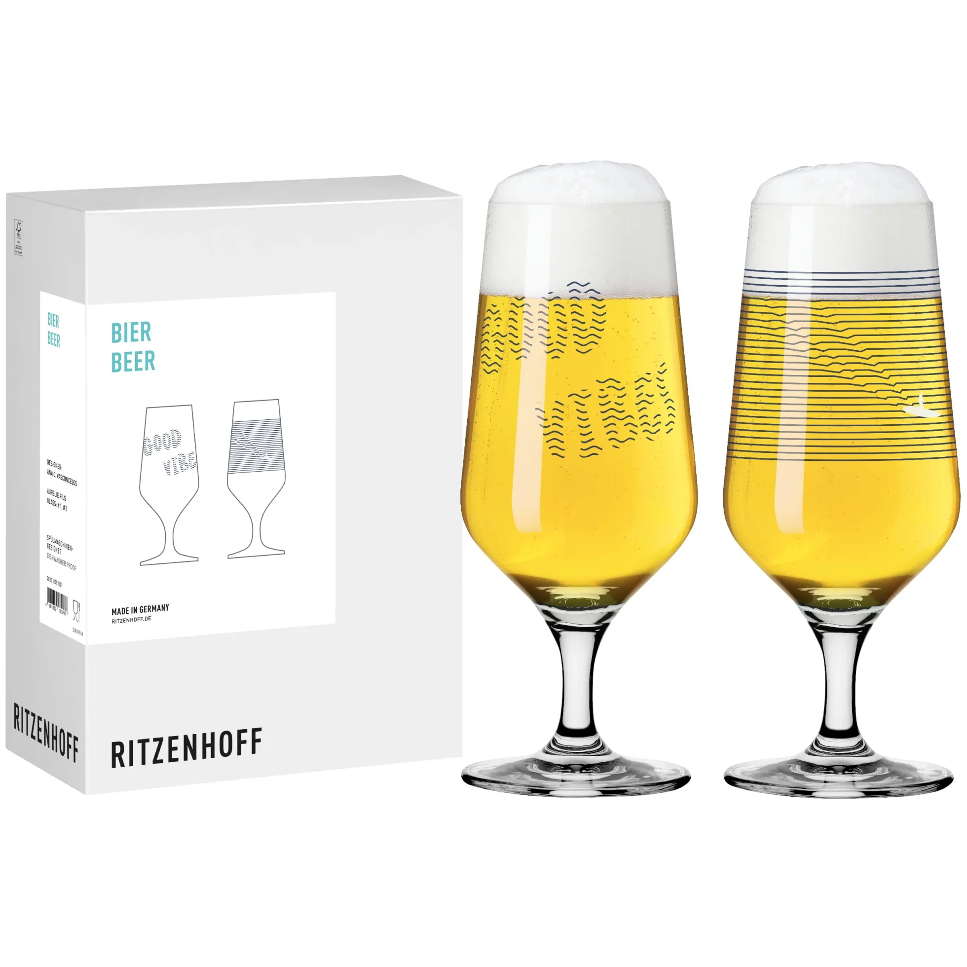 Ritzenhoff ENTDECKER BIERGLAS-SET #1 #2