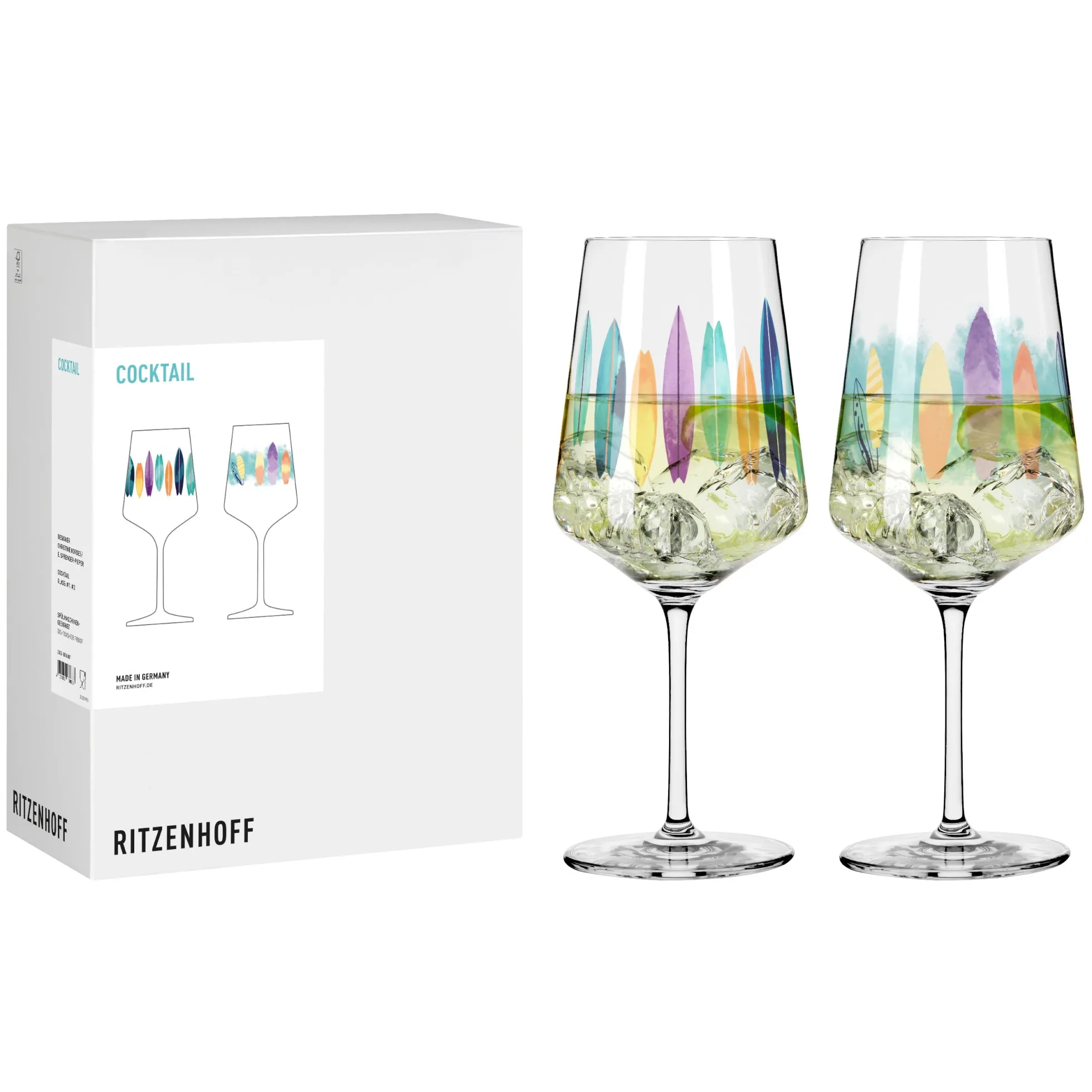 Ritzenhoff entdecker cocktailglas-set #1 #2
