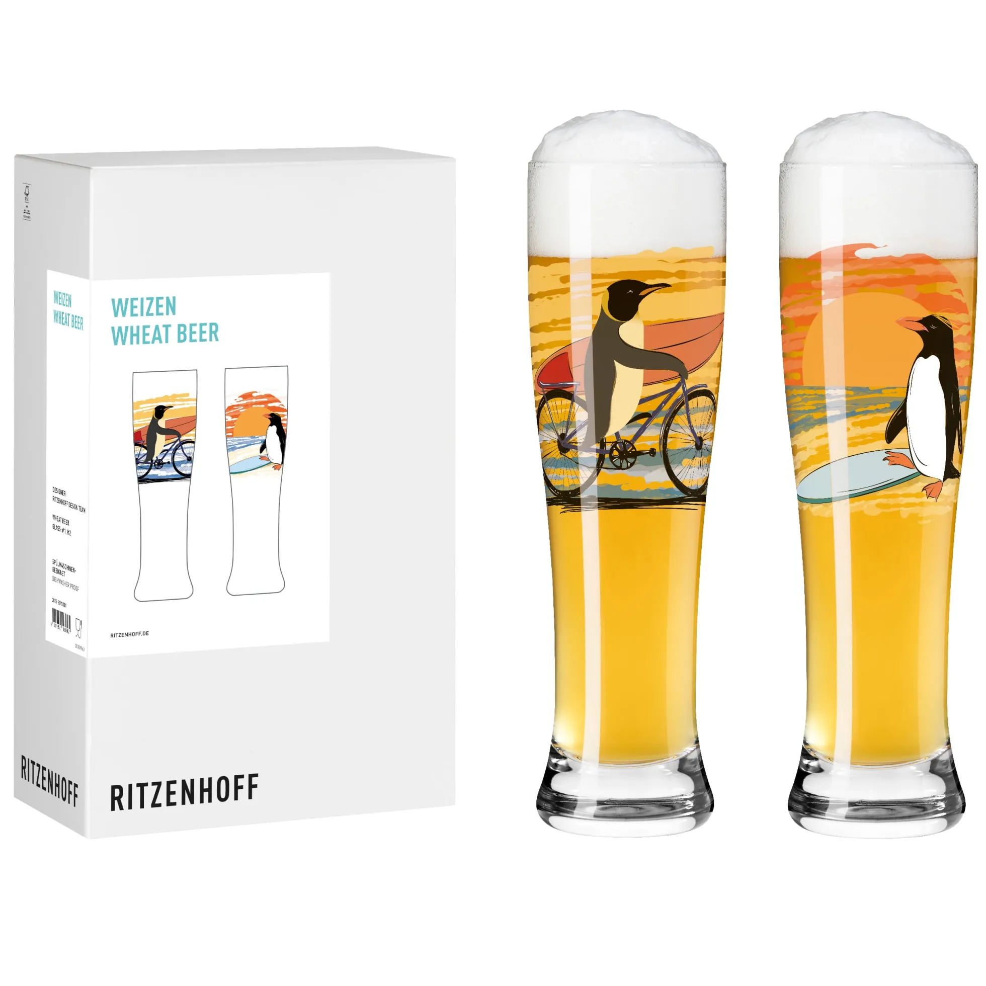 Ritzenhoff ENTDECKER WEIZENBIERGLAS-SET #1 #2