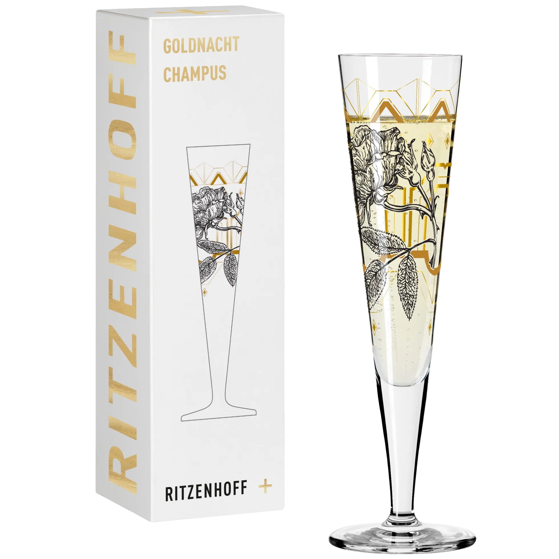 Ritzenhoff GOLDNACHT CHAMPAGNERGLAS #29