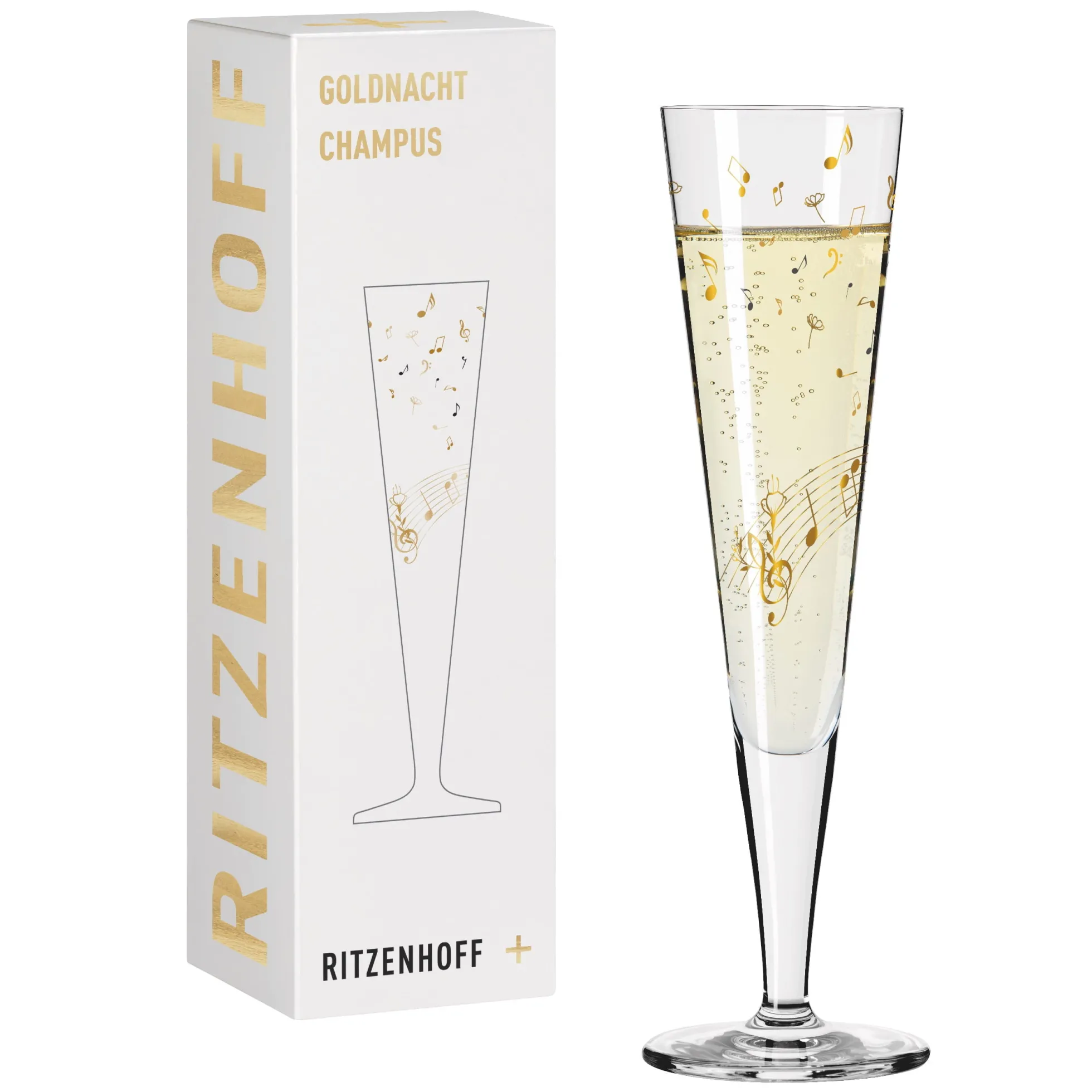 Ritzenhoff GOLDNACHT CHAMPAGNERGLAS #46