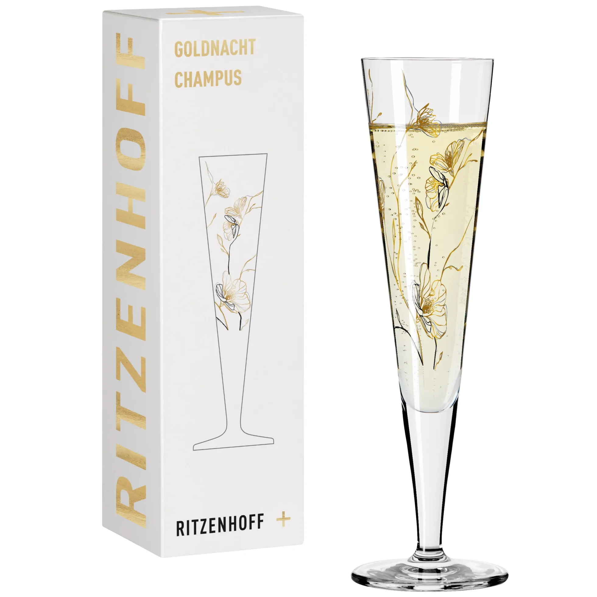 Ritzenhoff GOLDNACHT CHAMPAGNERGLAS #7