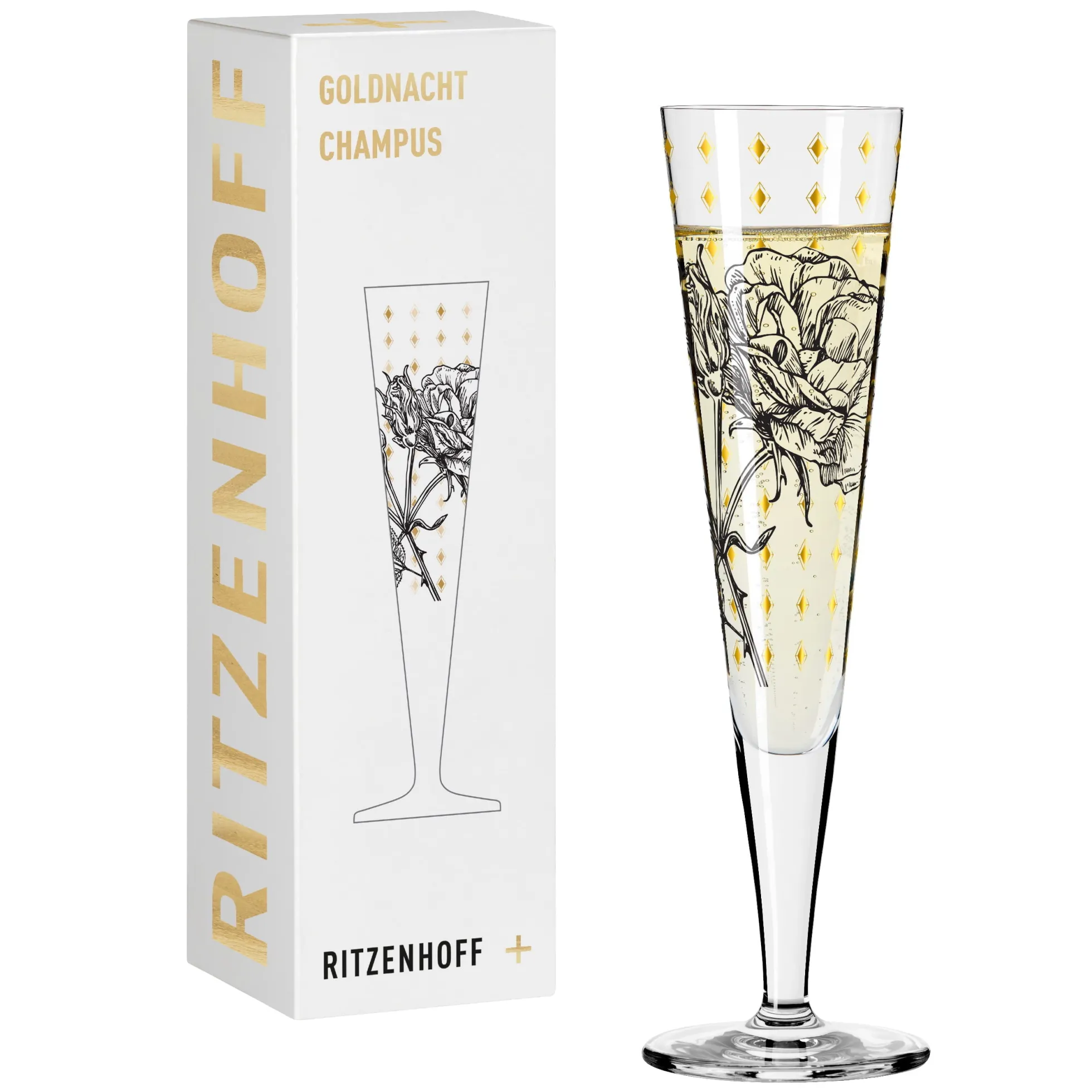 Ritzenhoff GOLDNACHT CHAMPAGNERGLAS #30