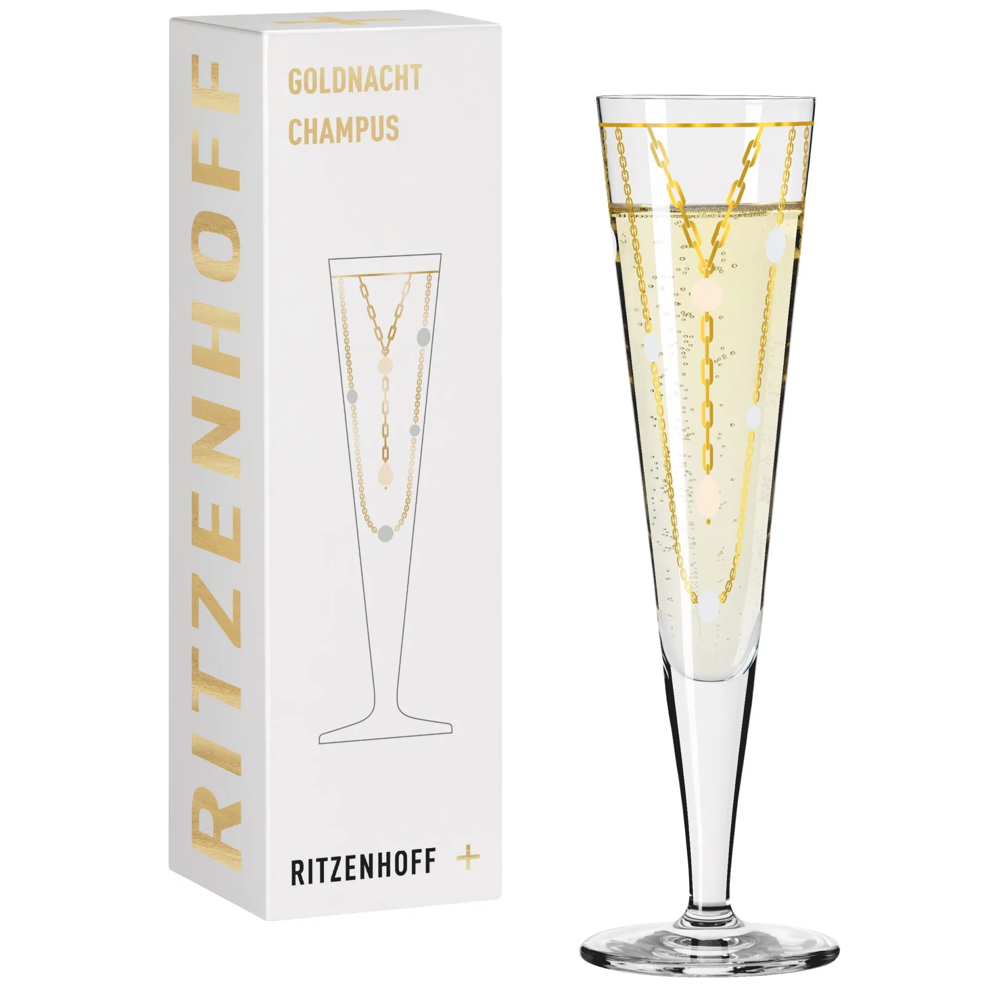 Ritzenhoff GOLDNACHT CHAMPAGNERGLAS #39