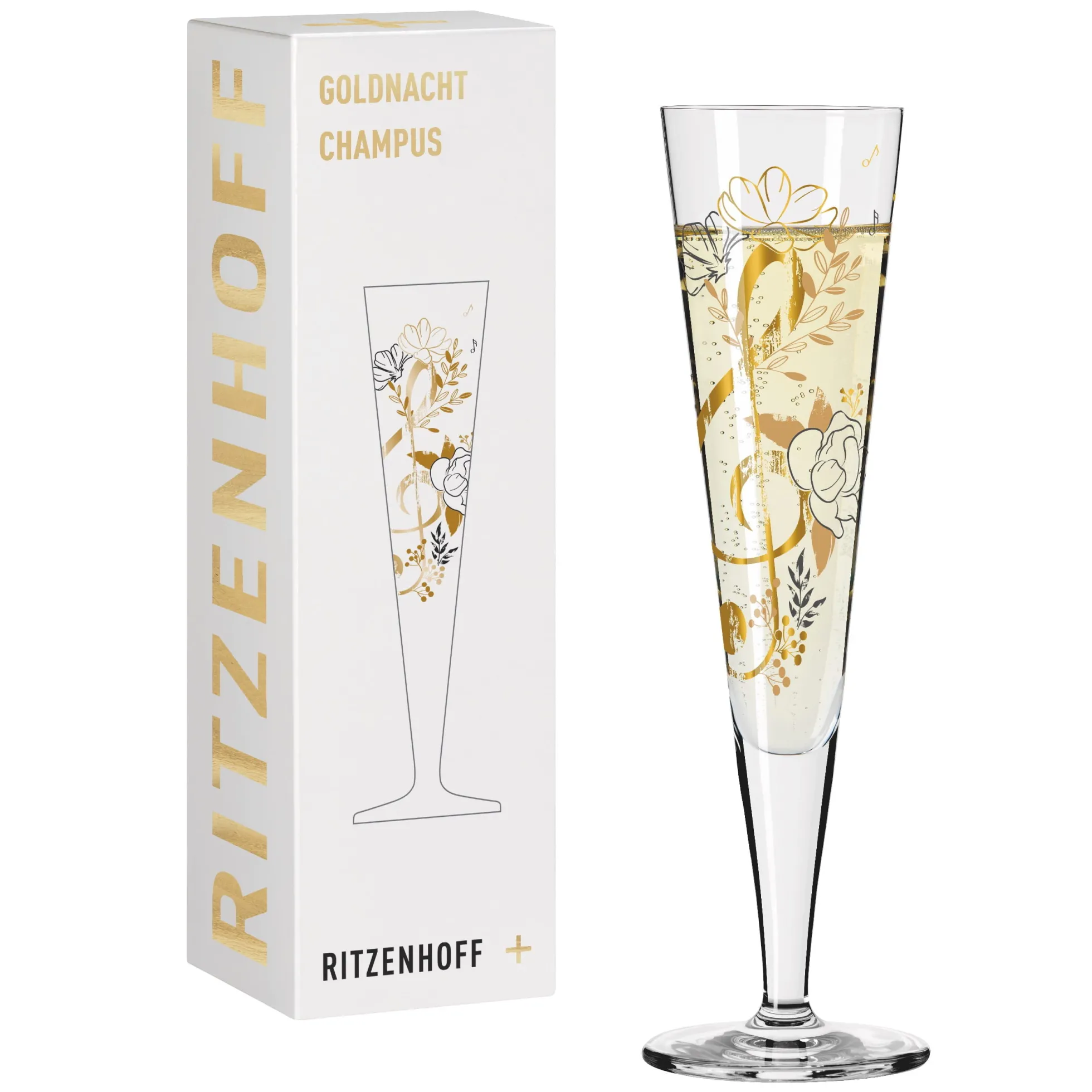 Ritzenhoff GOLDNACHT CHAMPAGNERGLAS #45