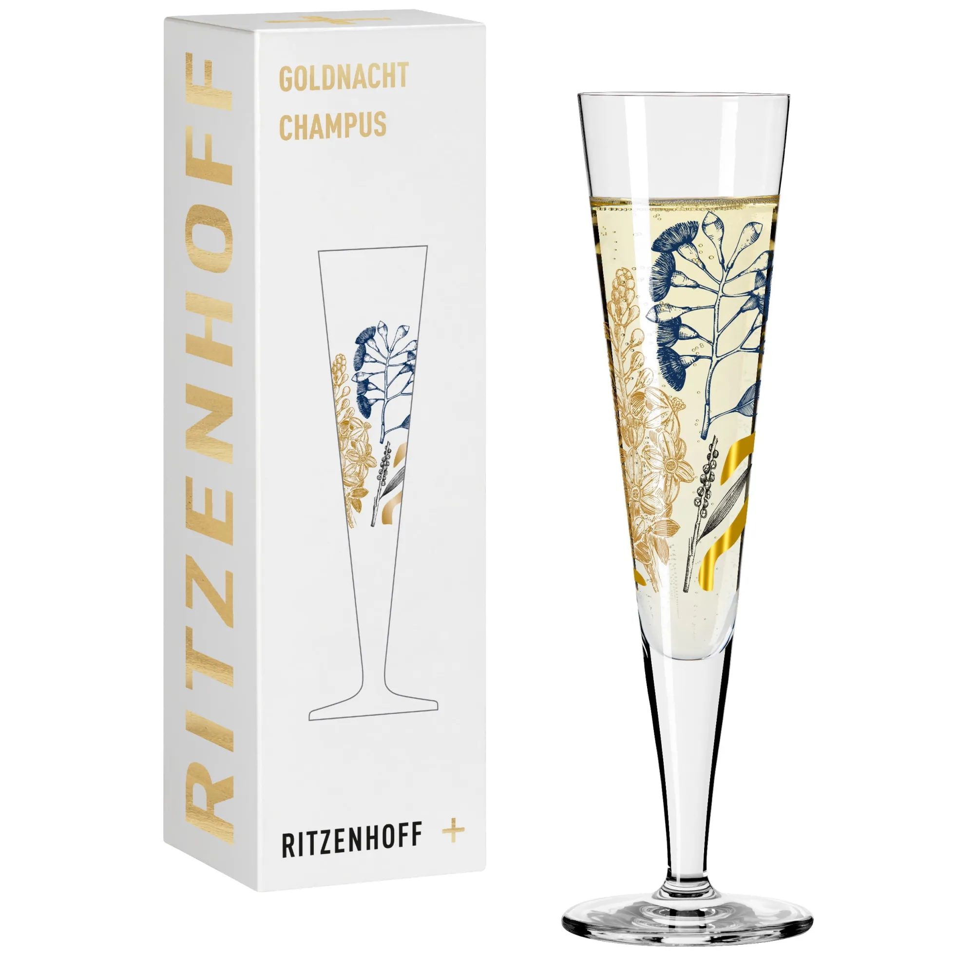 Ritzenhoff GOLDNACHT CHAMPAGNERGLAS #34