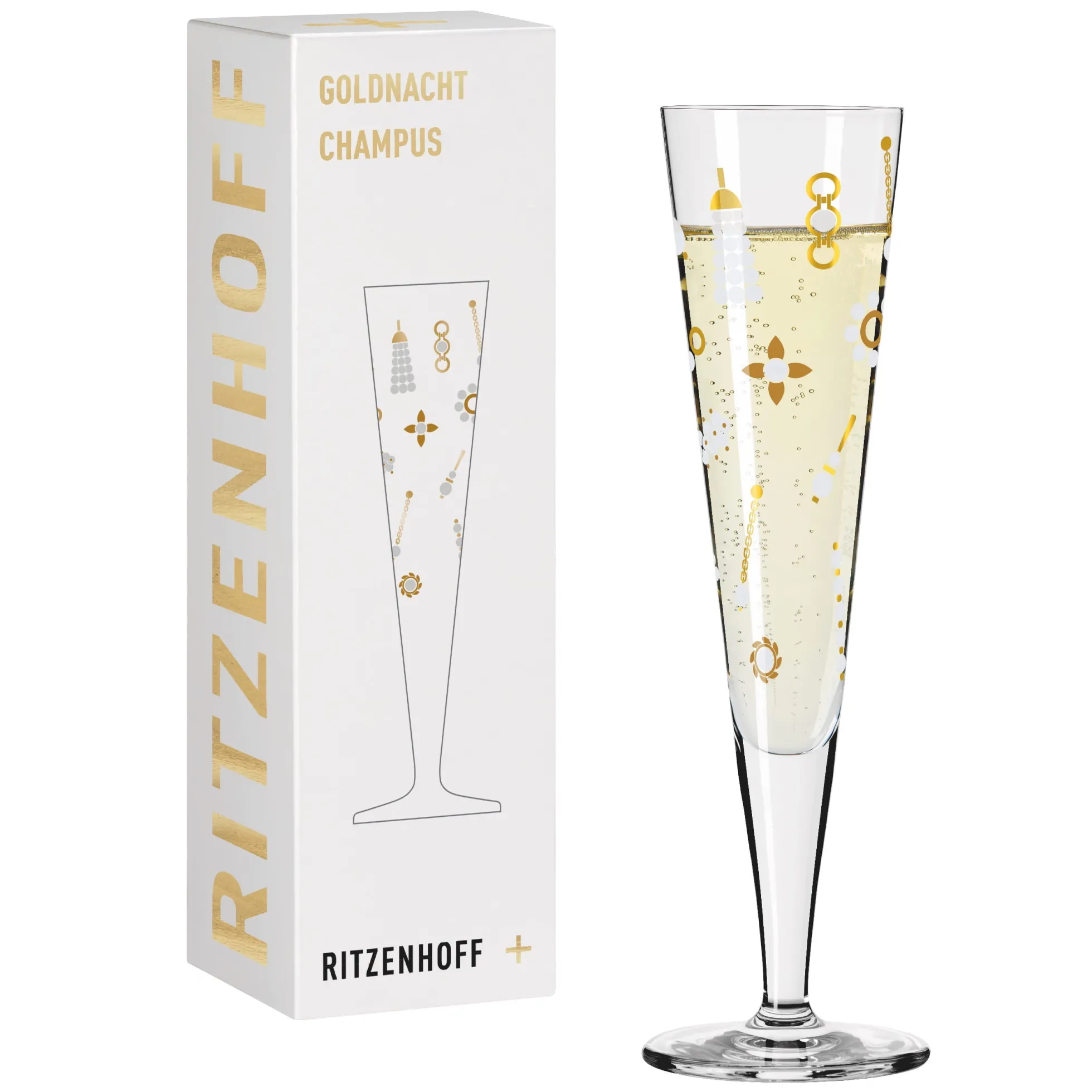 Ritzenhoff GOLDNACHT CHAMPAGNERGLAS #40