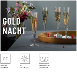 Ritzenhoff GOLDNACHT CHAMPAGNERGLAS #31