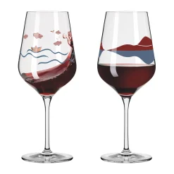 Ritzenhoff herzkristall rotweinglas-set h23