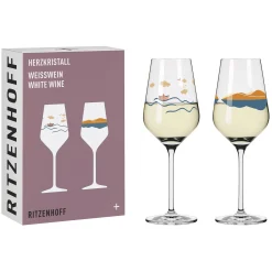 Ritzenhoff herzkristall weißweinglas-set h23