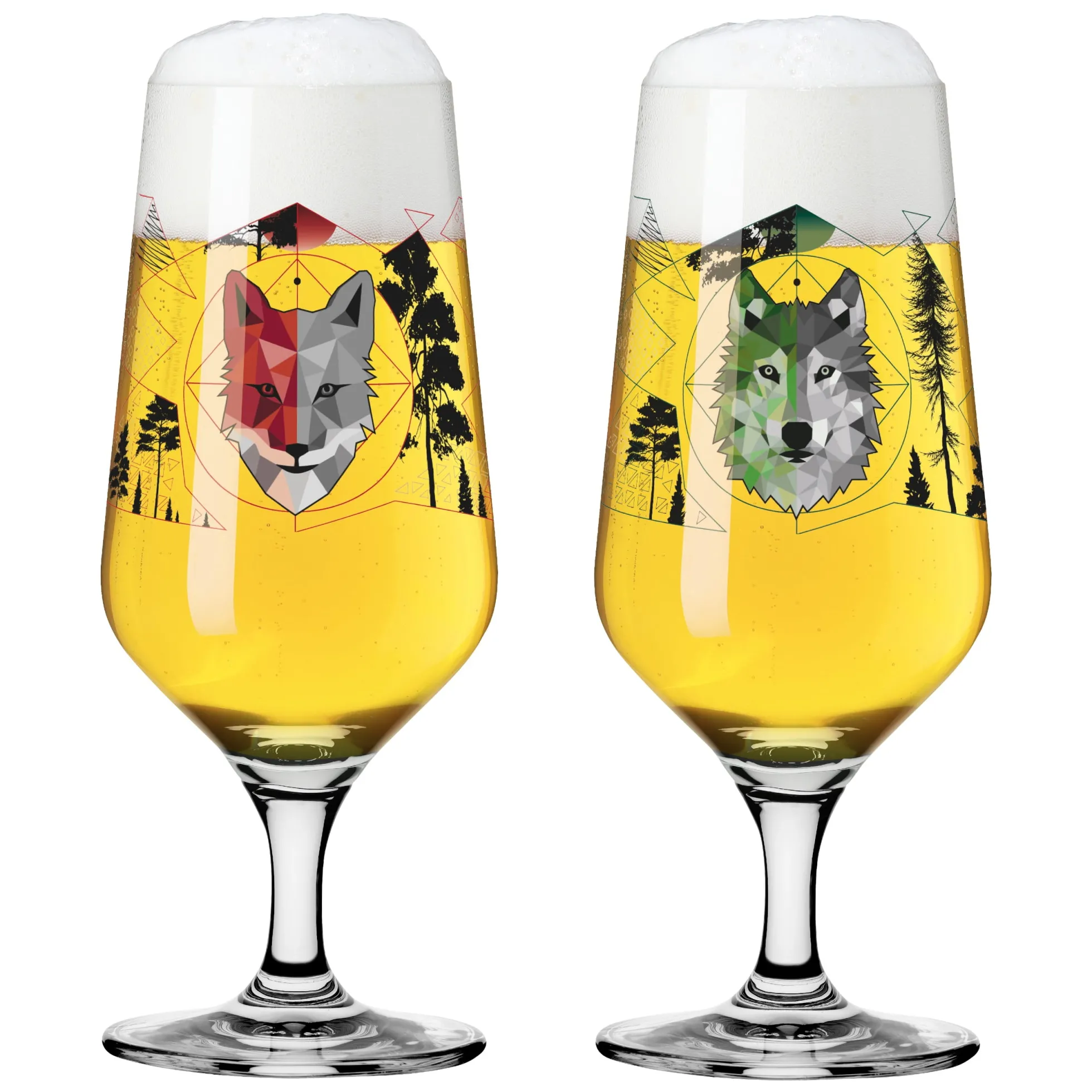 Ritzenhoff jäger & sammler bierglas-set #1 #2