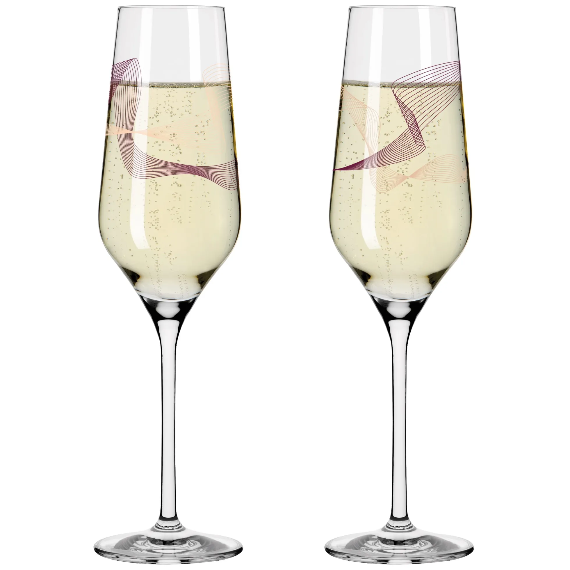 Ritzenhoff KRISTALLWIND CHAMPAGNERGLAS-SET #1, #2