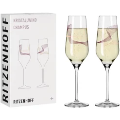 Ritzenhoff KRISTALLWIND CHAMPAGNERGLAS-SET #1, #2