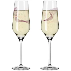 Ritzenhoff KRISTALLWIND CHAMPAGNERGLAS-SET #1, #2