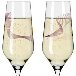 Ritzenhoff KRISTALLWIND CHAMPAGNERGLAS-SET #1, #2