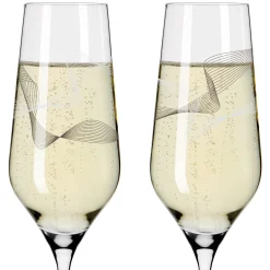 Ritzenhoff KRISTALLWIND CHAMPAGNERGLAS-SET #3, #4