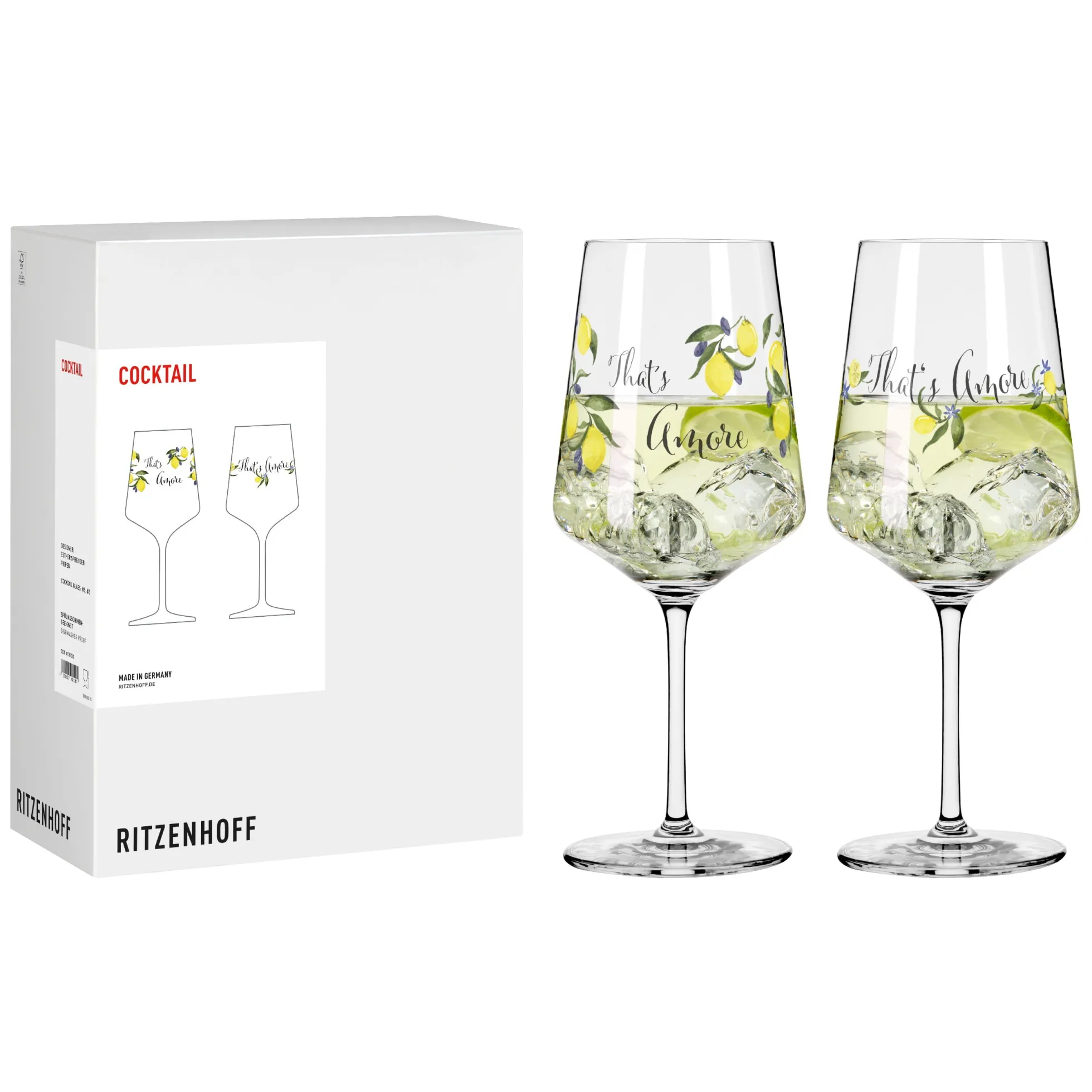 Ritzenhoff liebe cocktailglas-set #5 #6