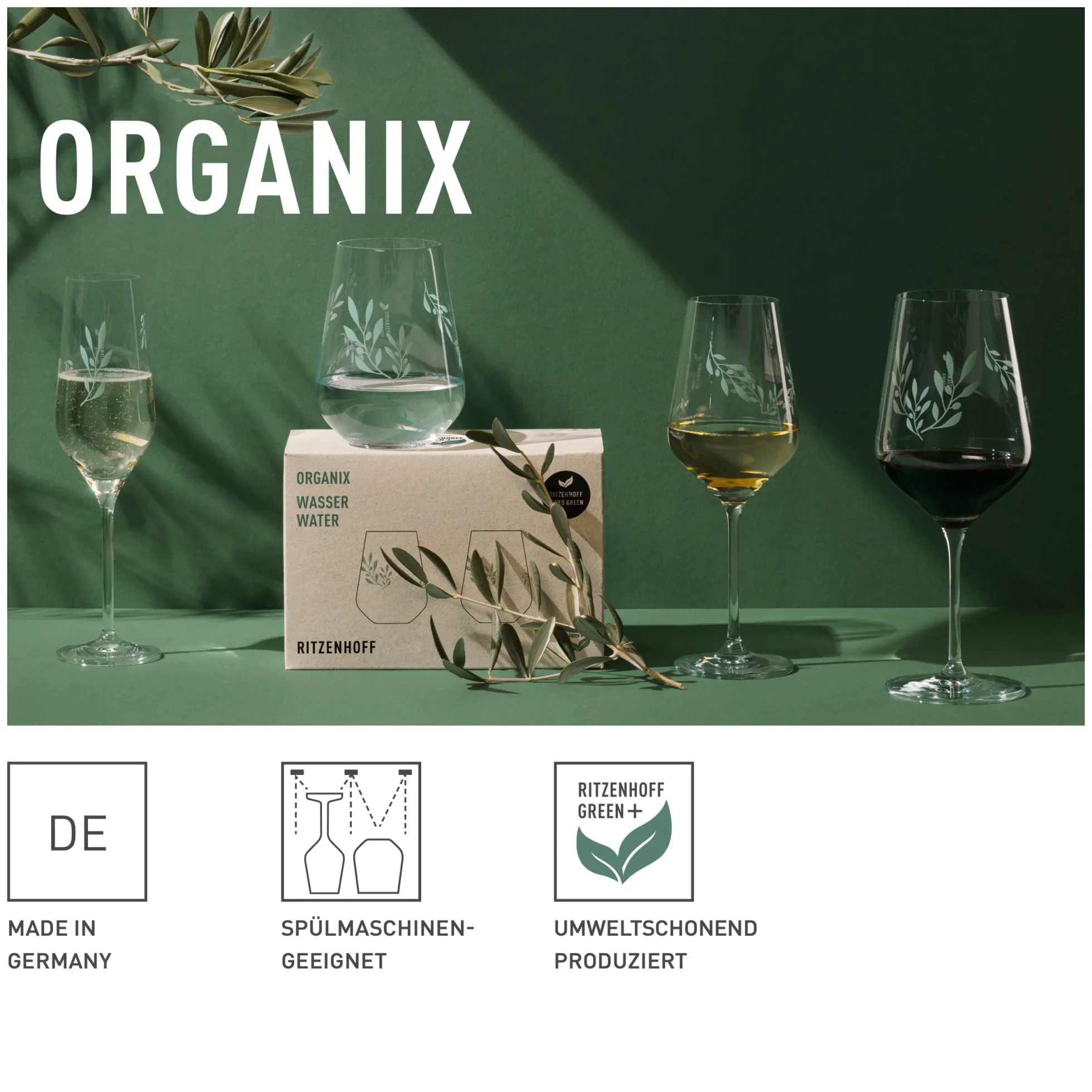 Ritzenhoff ORGANIX ROTWEINGLAS-SET #1