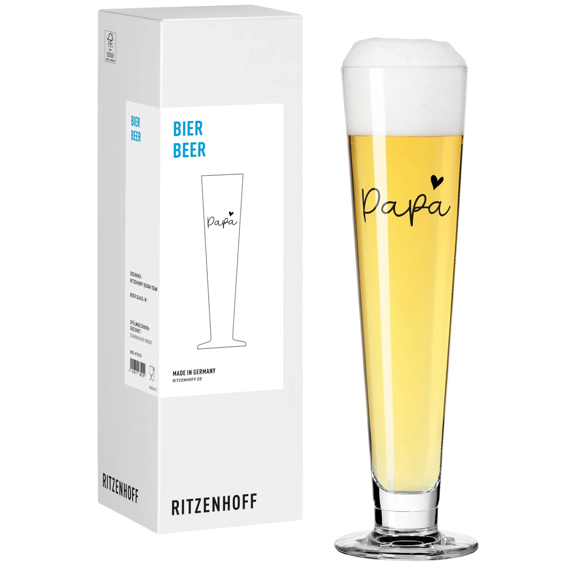 Ritzenhoff papa bierglas #1
