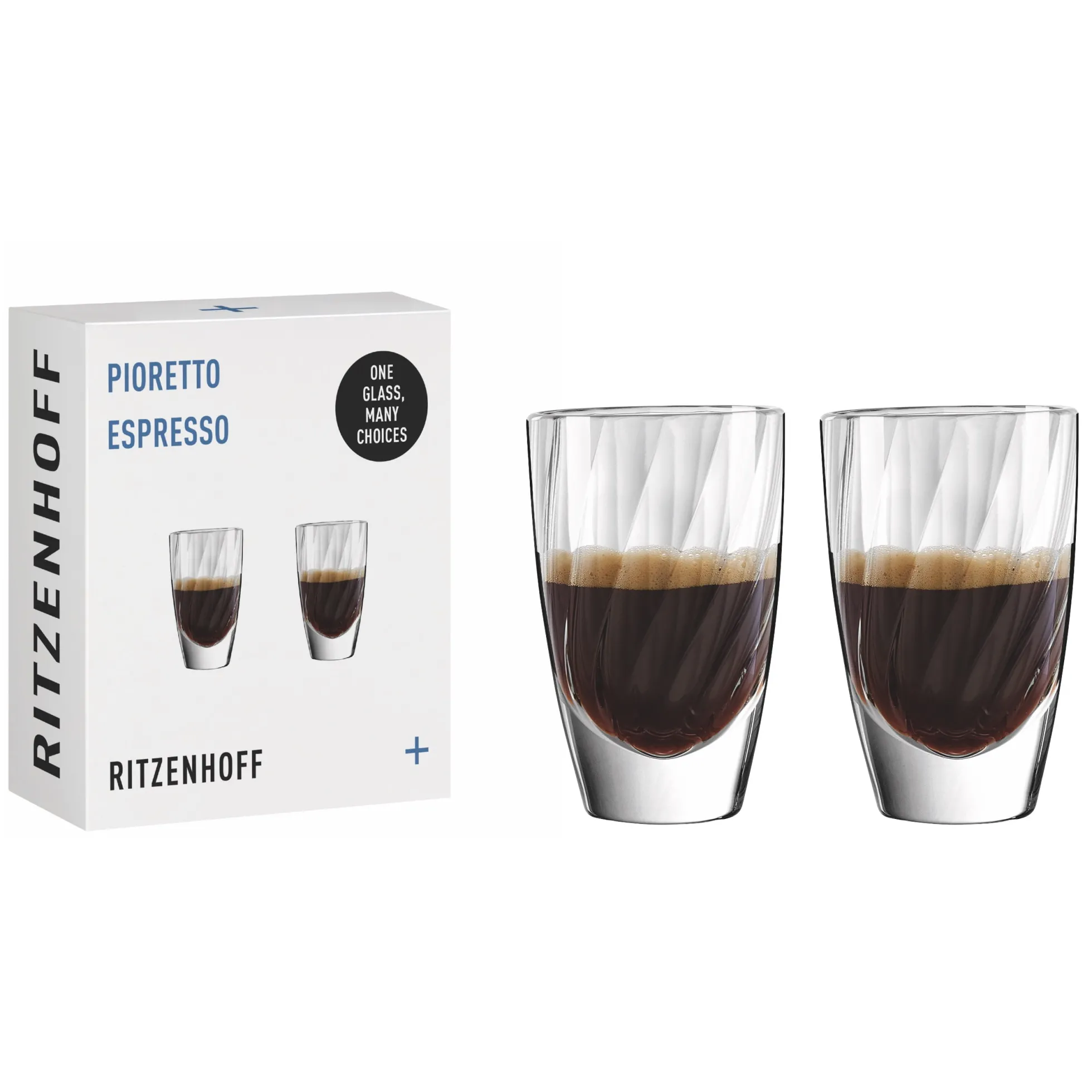 Ritzenhoff PIORETTO  ESSPRESSOGLAS-SET F25 DESIGN TEAM