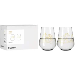 Ritzenhoff reitgold wasserglas-set #3 #4