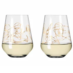 Ritzenhoff SAGENGOLD WASSERGLAS-SET #1, #2