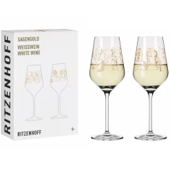 Ritzenhoff SAGENGOLD WEISSWEINGLAS-SET #1, #2