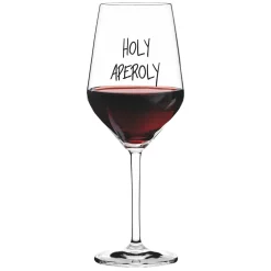 Ritzenhoff SAND & SODA WEINGLAS MIT SPRUCH - HOLY APEROLY