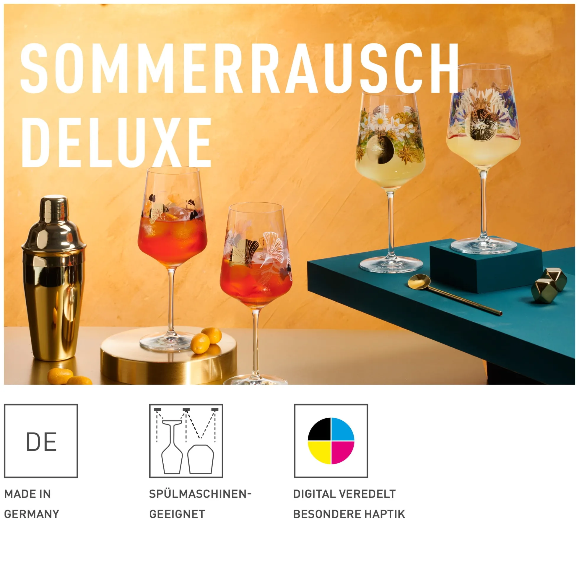 Ritzenhoff SOMMERRAUSCH DELUXE APERITIFGLAS-SET #17, #18