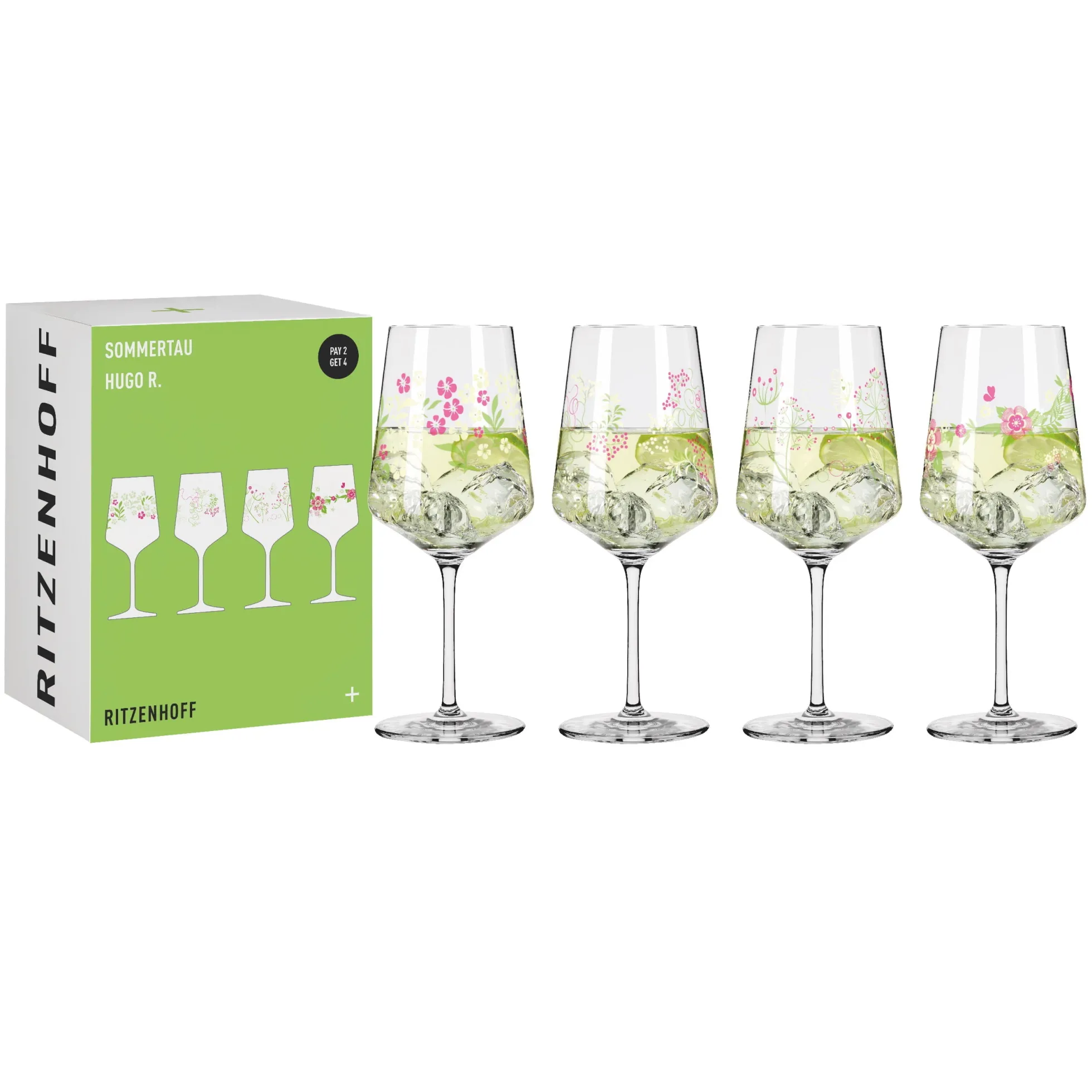 Ritzenhoff sommertau aperitifglas-set f23