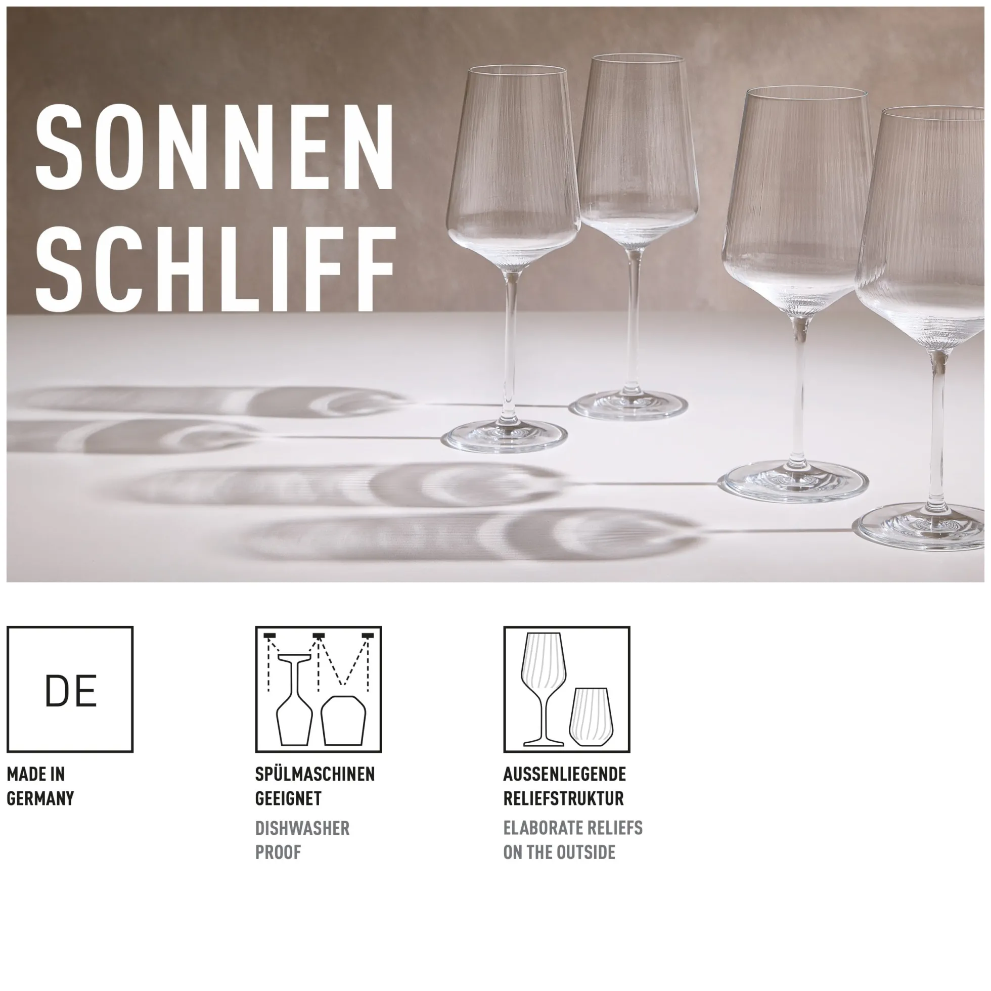 Ritzenhoff SONNENSCHLIFF WEINGLAS-SET H24