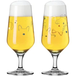 Ritzenhoff tierisch glücklich bierglas-set #1 #2