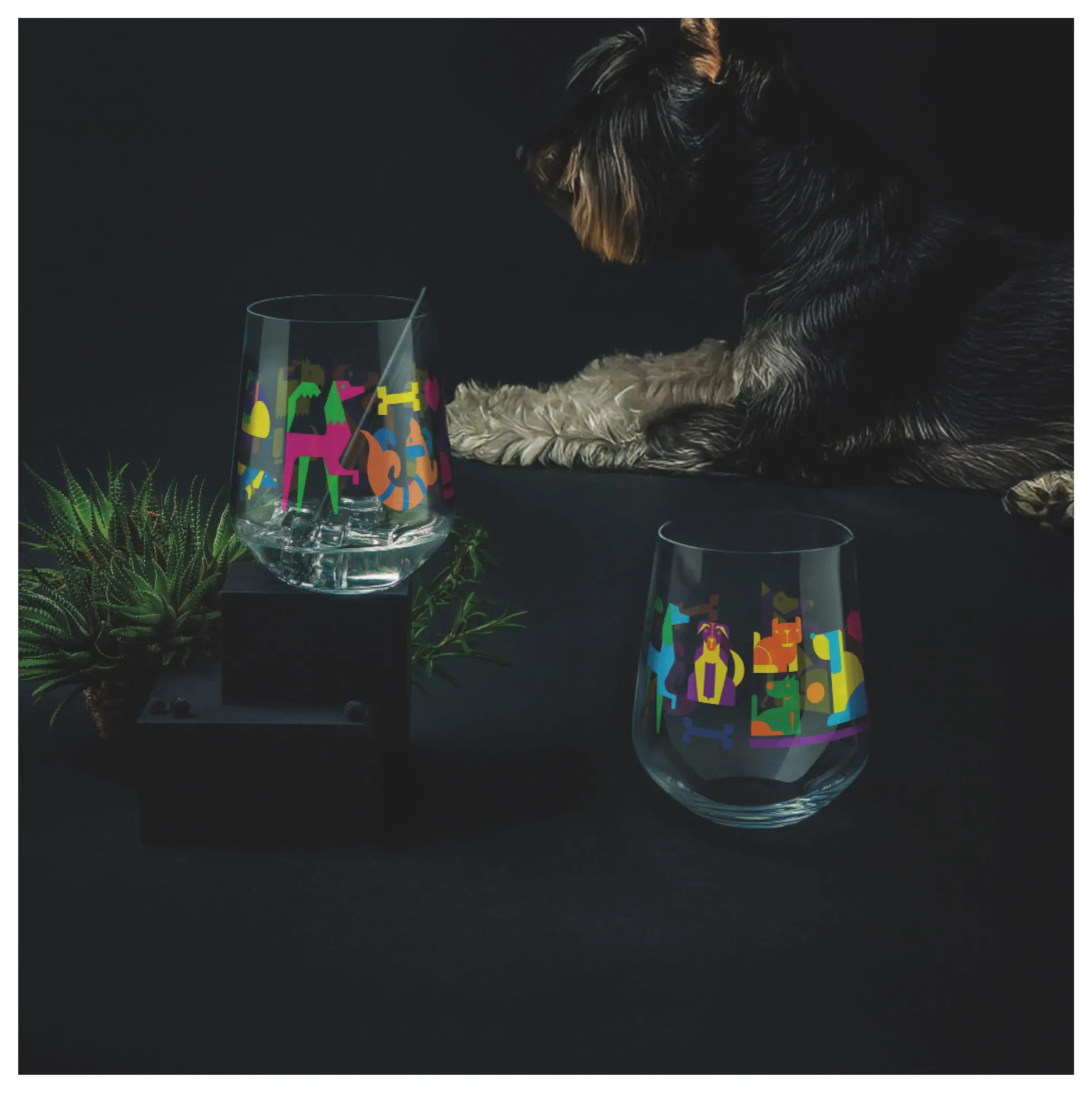 Ritzenhoff tierisch glücklich ginglas-set #1 #2