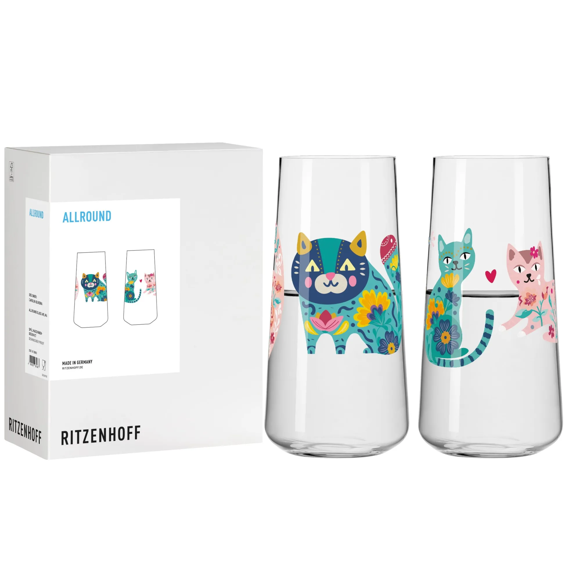 Ritzenhoff tierisch glücklich universalglas-set #5 #6