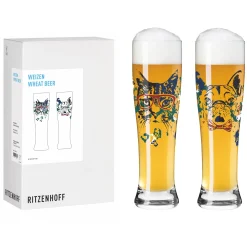 Ritzenhoff TIERISCH GLÜCKLICH WEIZENBIERGLAS-SET #1 #2